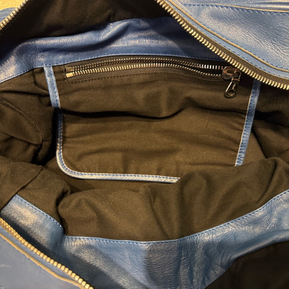 Vintage Chloe Betty Blue Leather Shoulder Bag - Picture 11 of 16